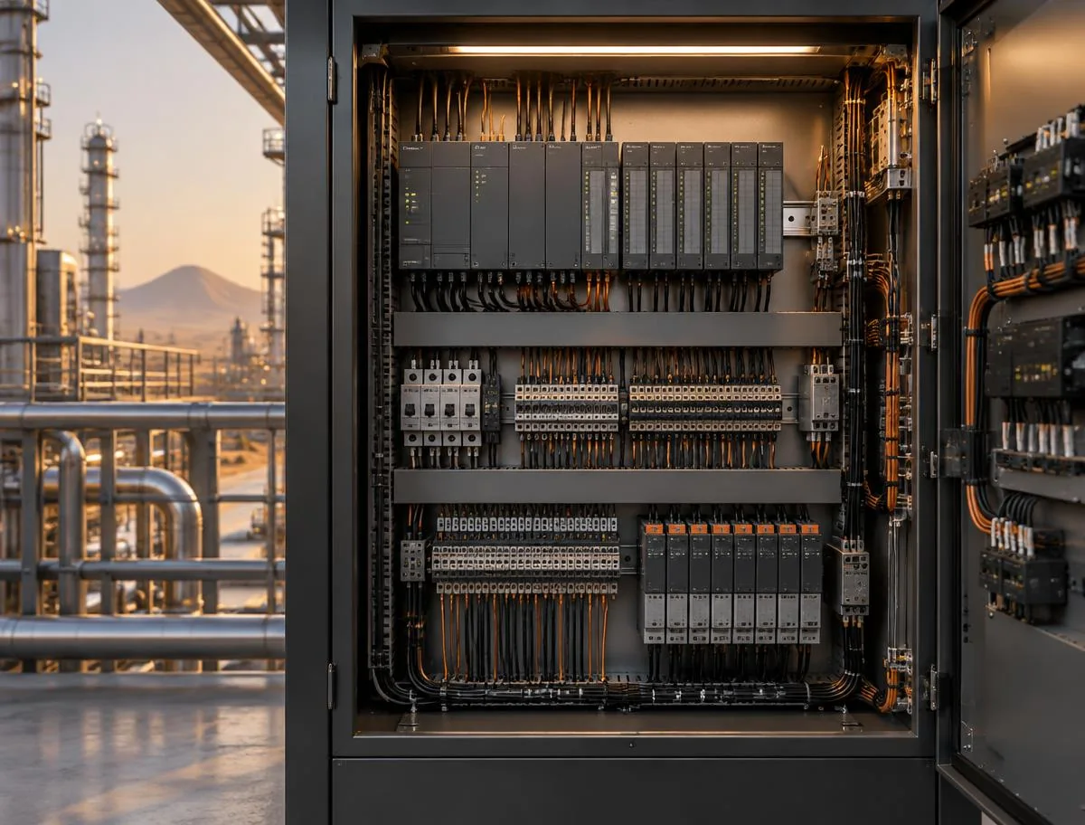 Industrial automation control cabinet